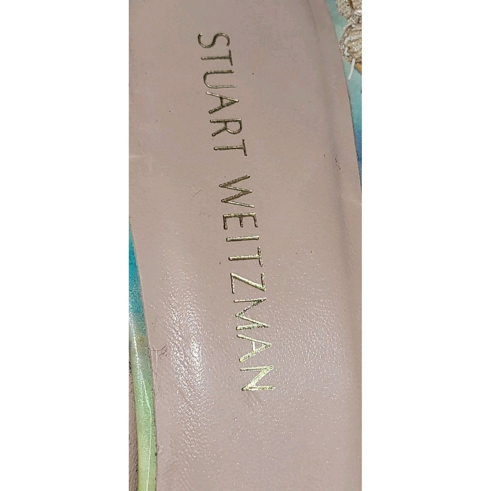 Stuart Weitzman Jean Lake  Patent wedge TW3191 Size 9M - Picture 11 of 11